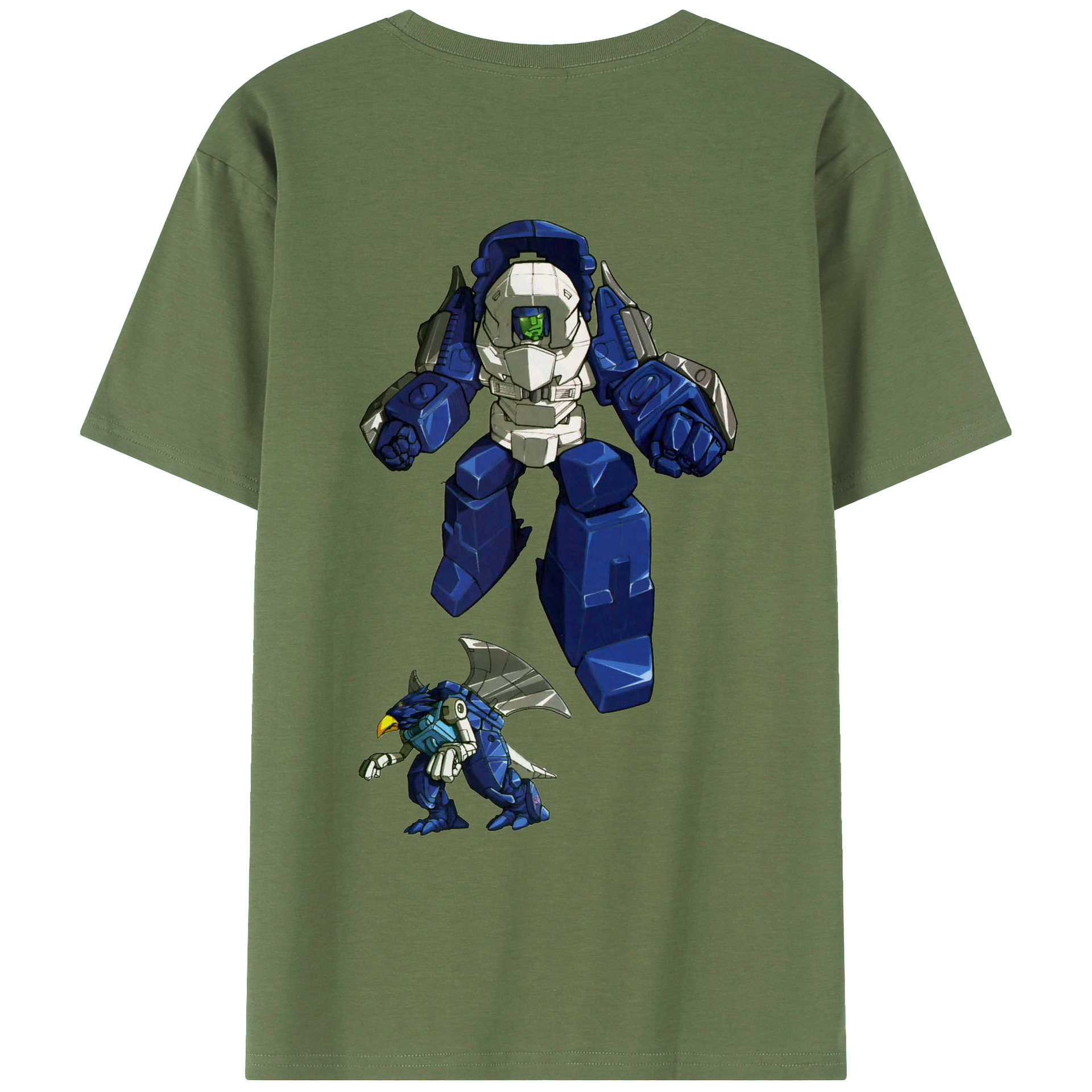 （画像用）  綿100％ メンズ半袖Tシャツ（バックプリント） 通気性
